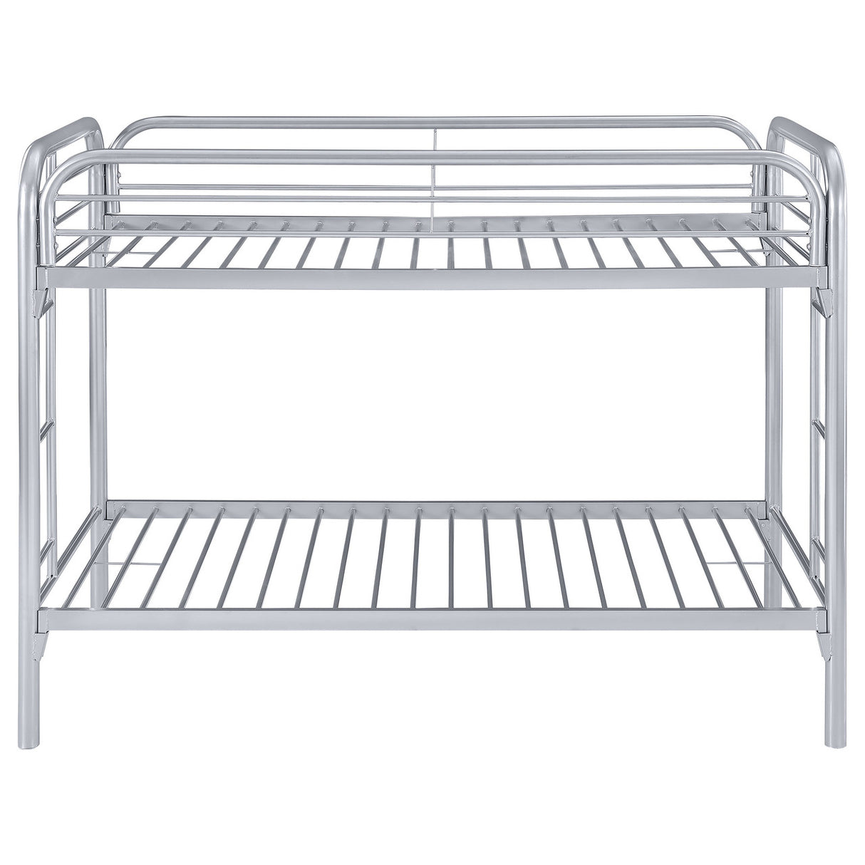 Morgan Twin Over Twin Bunk Bed Silver