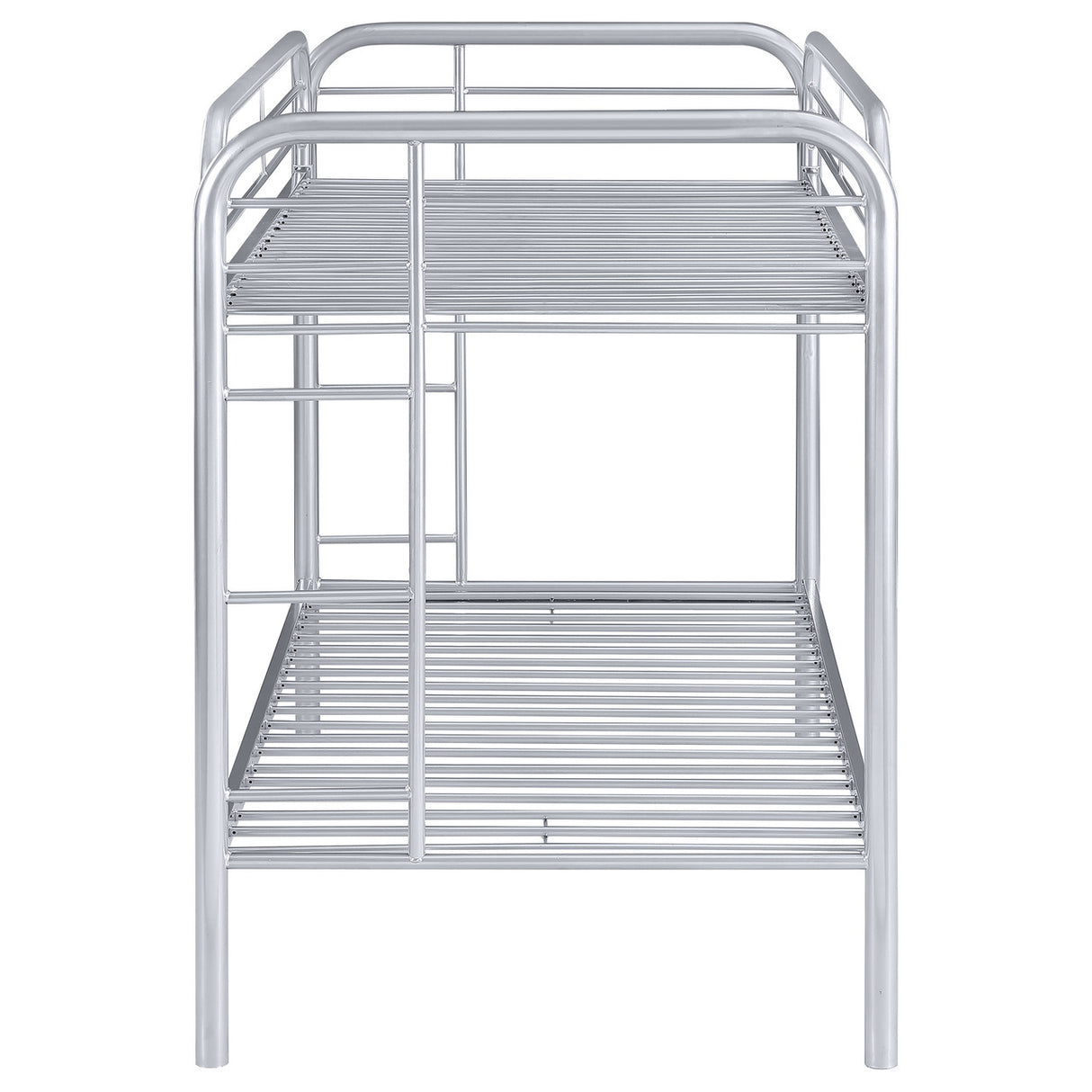 Morgan Twin Over Twin Bunk Bed Silver