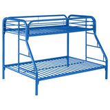 Morgan Twin Over Full Bunk Bed Blue