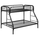 Morgan Twin Over Full Bunk Bed Black