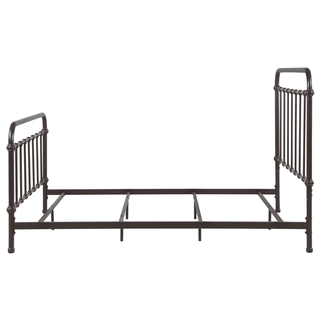 Livingston Eastern King Panel Metal Bed Dark Bronze