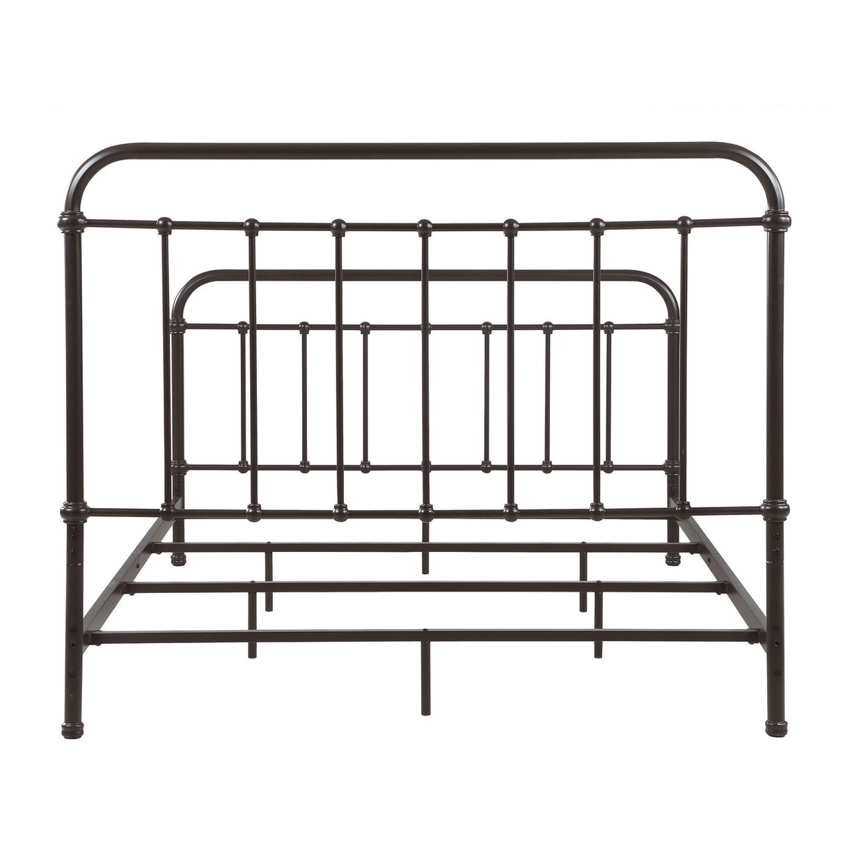 Livingston Eastern King Panel Metal Bed Dark Bronze