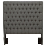 Camille Grey Upholstered King Headboard