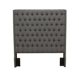 Camille Grey Upholstered Queen Headboard