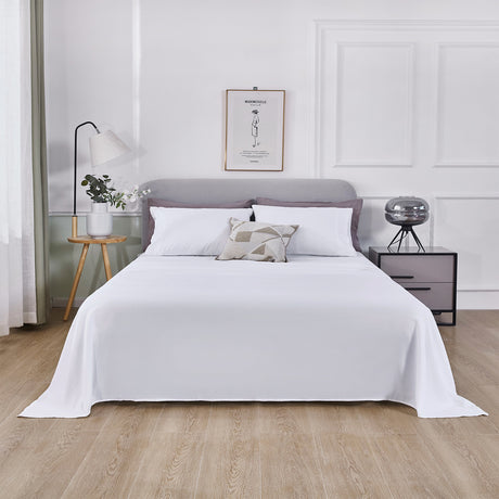 Sheets Set Ultra Soft Microfiber Bed Sheets & Pillowcase with Natural Wrinkle Texture