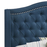 Sonoma Camel Back Queen Bed Blue