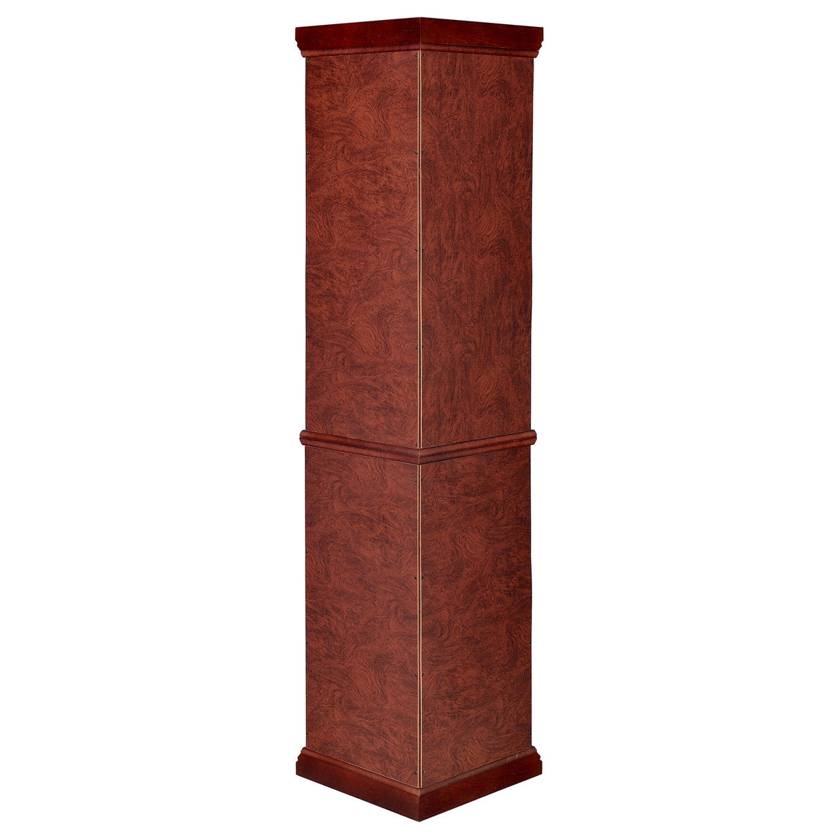 Appledale 6-shelf Corner Curio Cabinet Medium Brown