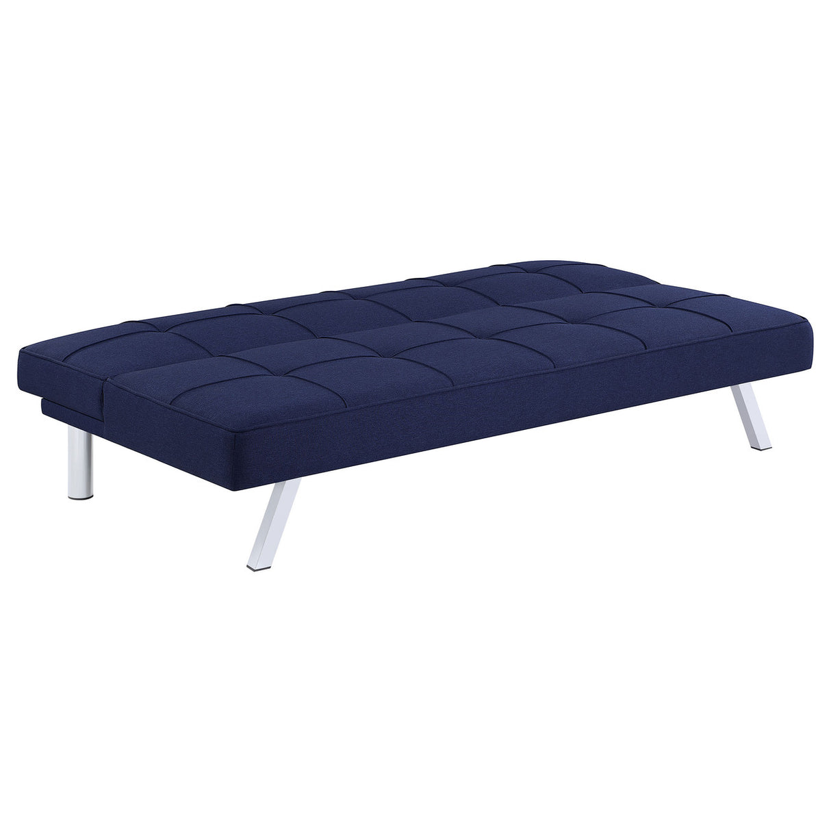 Joel Upholstered Tufted Sofa Bed (Blue)