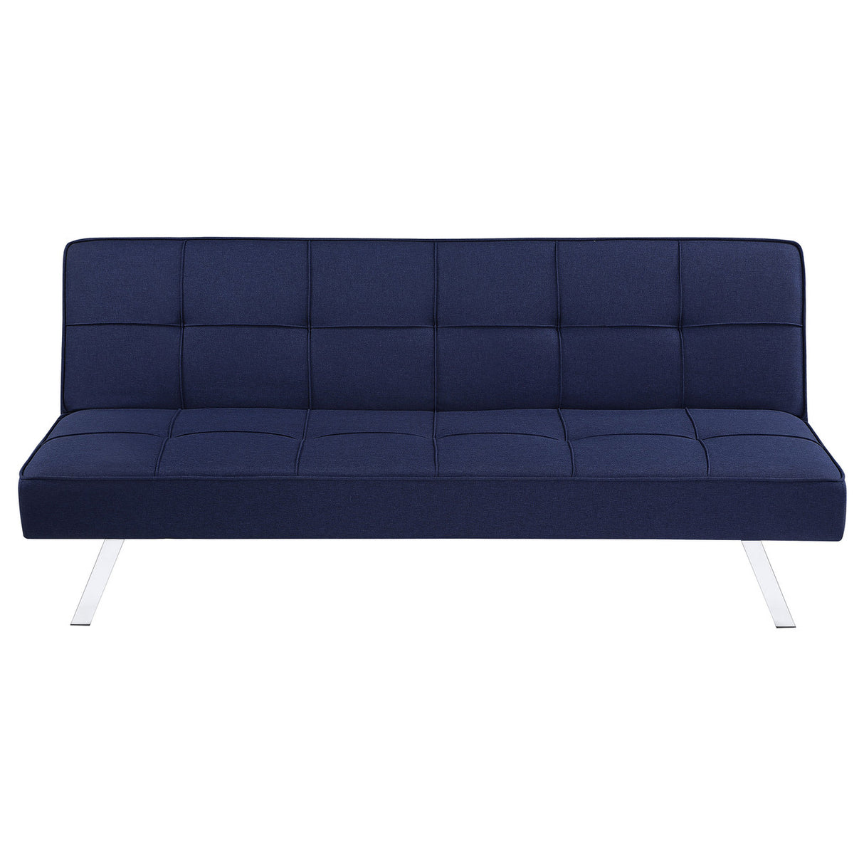 Joel Upholstered Tufted Sofa Bed (Blue)