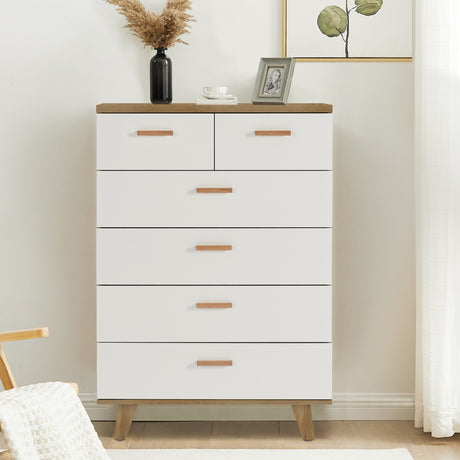 White Wood Dresser Drawer Cabinets