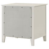 Selena 2-drawer Nightstand Cream White