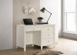 Selena 3-drawer Computer Desk Storage Cream White