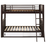 Oliver Twin Over Twin Bunk Bed Java