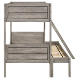 Ryder Twin Over Full Bunk Bed Weathered Taupe