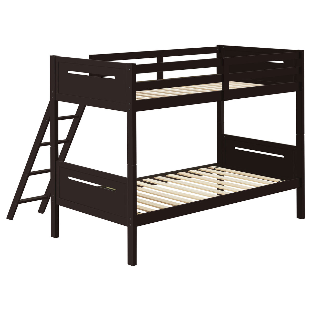 Littleton Twin Over Twin Bunk Bed Espresso