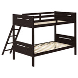 Littleton Twin Over Twin Bunk Bed Espresso