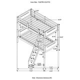 Littleton Twin Over Twin Bunk Bed Espresso