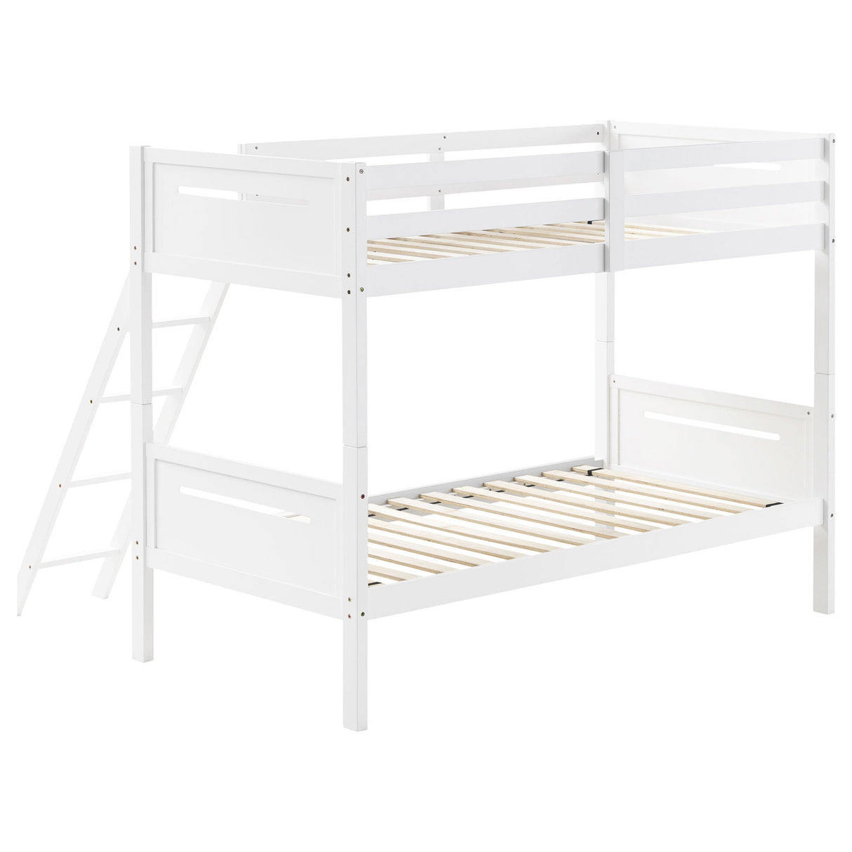 Littleton Twin Over Twin Bunk Bed White