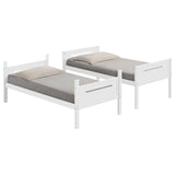 Littleton Twin Over Twin Bunk Bed White