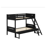 Littleton Twin Over Full Bunk Bed Black