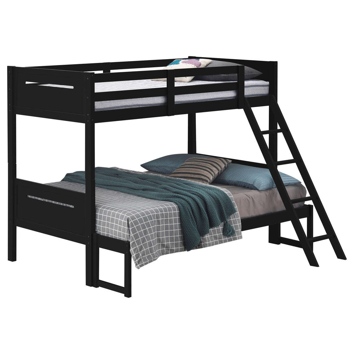 Littleton Twin Over Full Bunk Bed Black