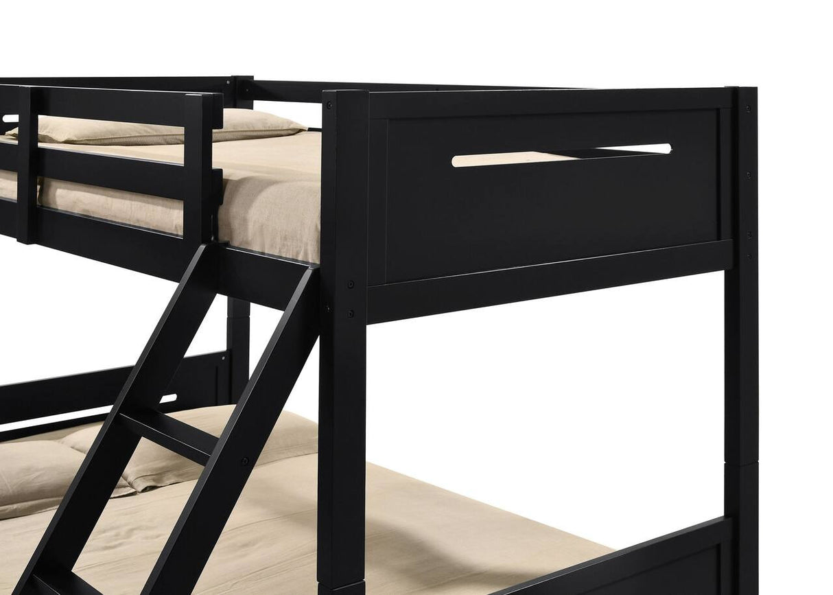 Littleton Twin Over Full Bunk Bed Black