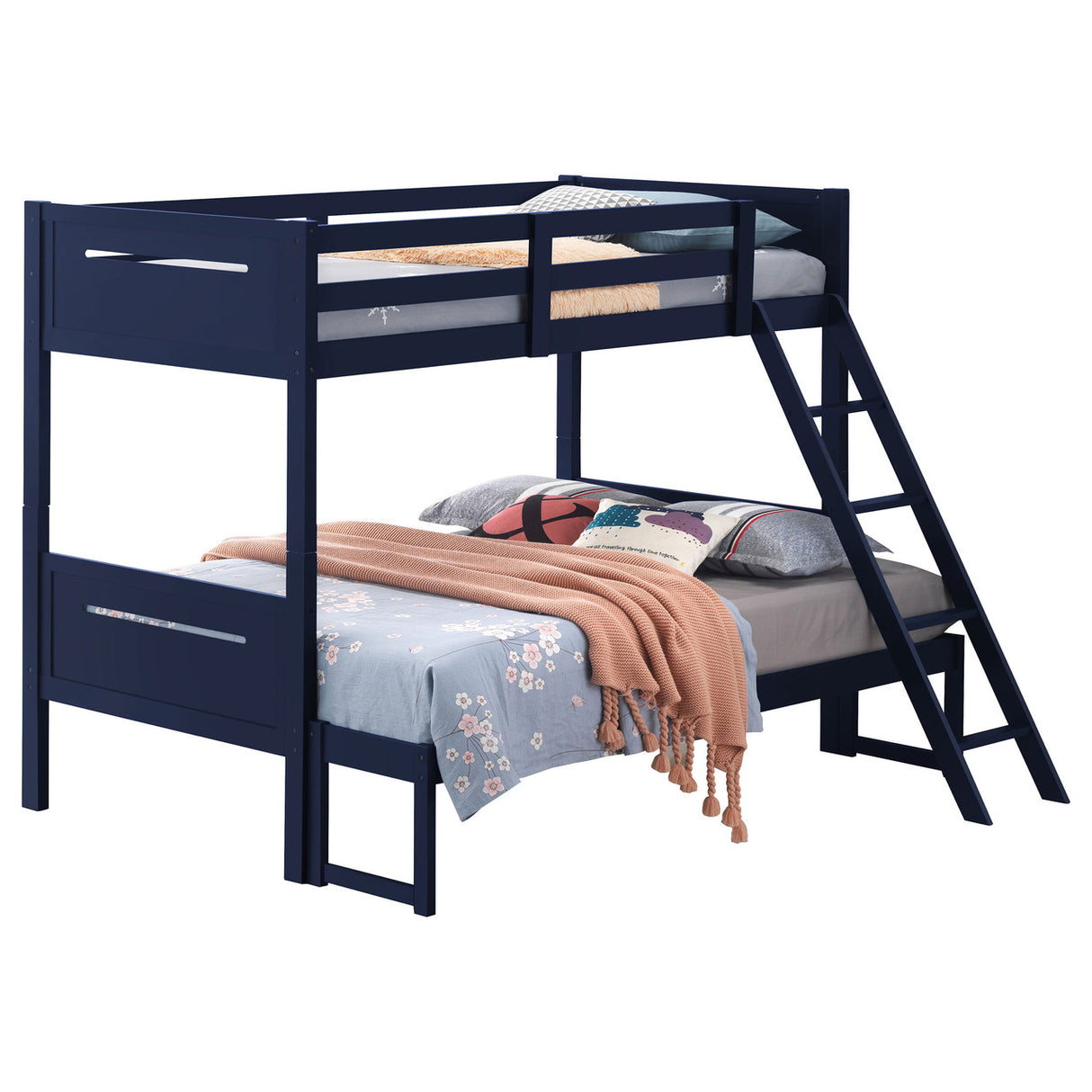 Littleton Twin Over Full Bunk Bed Blue