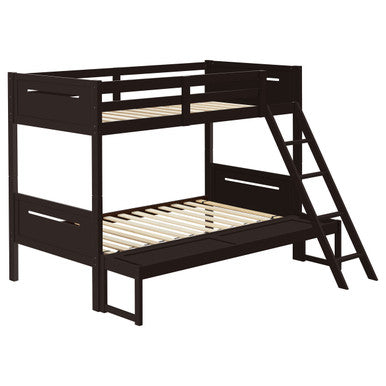 Littleton Twin Over Full Bunk Bed Espresso