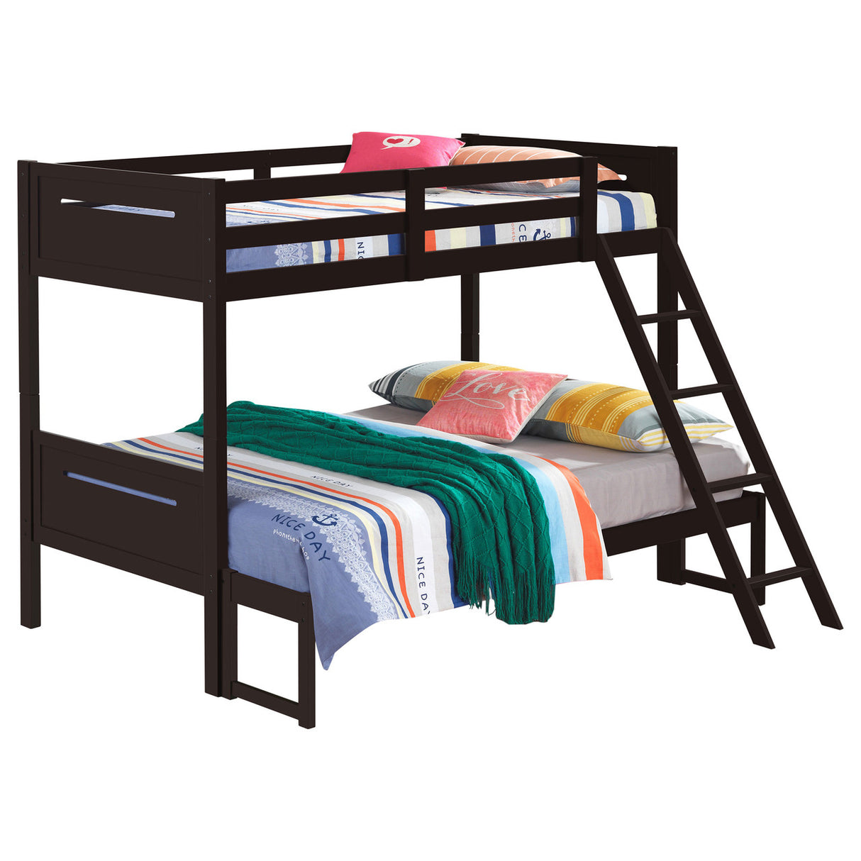 Littleton Twin Over Full Bunk Bed Espresso