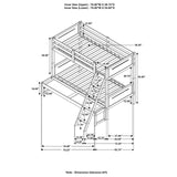 Littleton Twin Over Full Bunk Bed Espresso