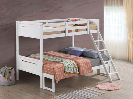 Littleton Twin Over Full Bunk Bed White