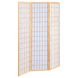 Carrie 3-panel Folding Screen Natural and White