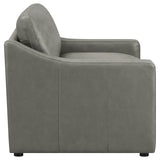 Grayson Sloped Arm Upholstered Chair Grey