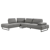 Arden 2-piece Adjustable Back Sectional Taupe