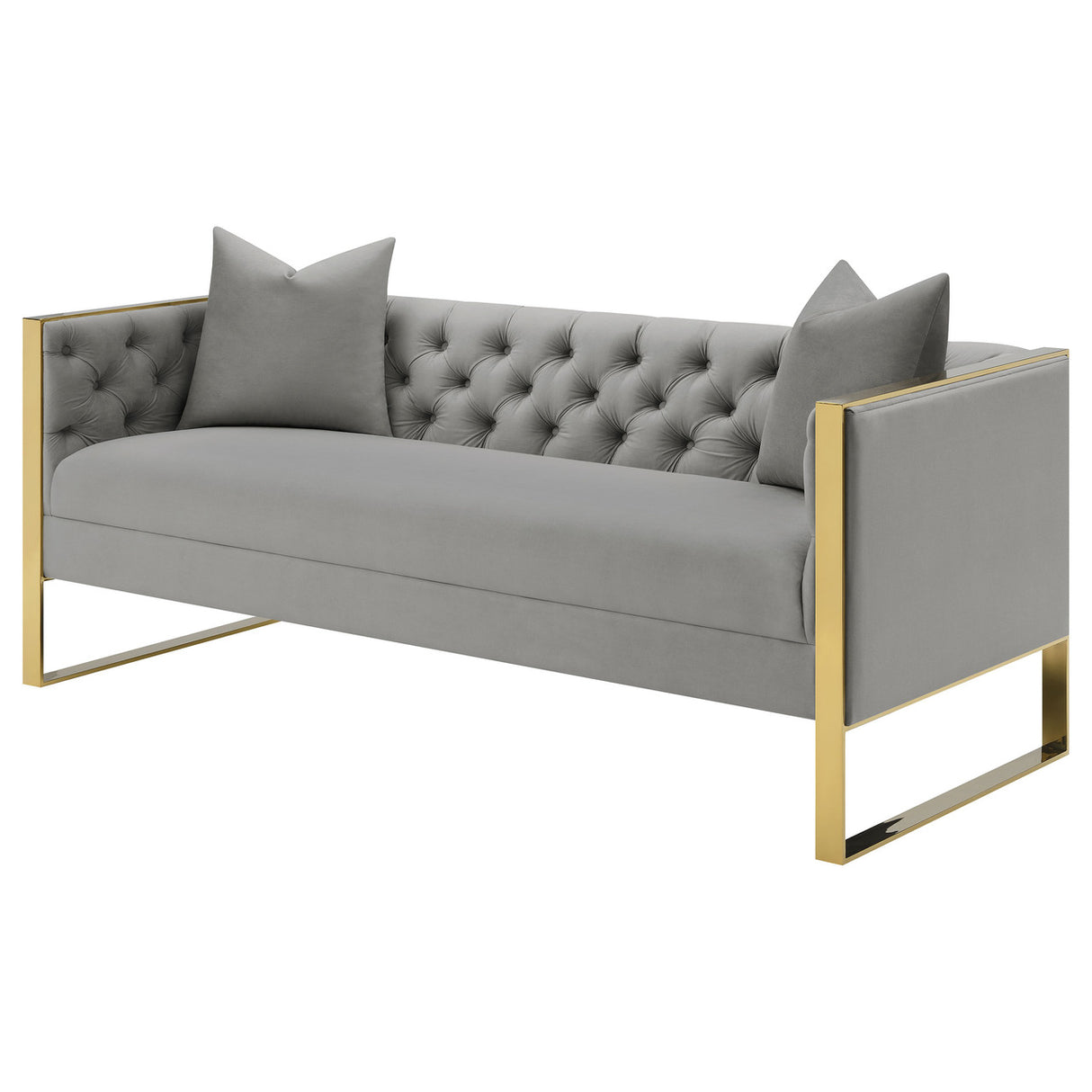 Eastbrook Tufted Back Sofa Grey