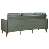 Jonah Upholstered Track Arm Sofa Green