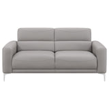 Glenmark Track Arm Upholstered Sofa Taupe