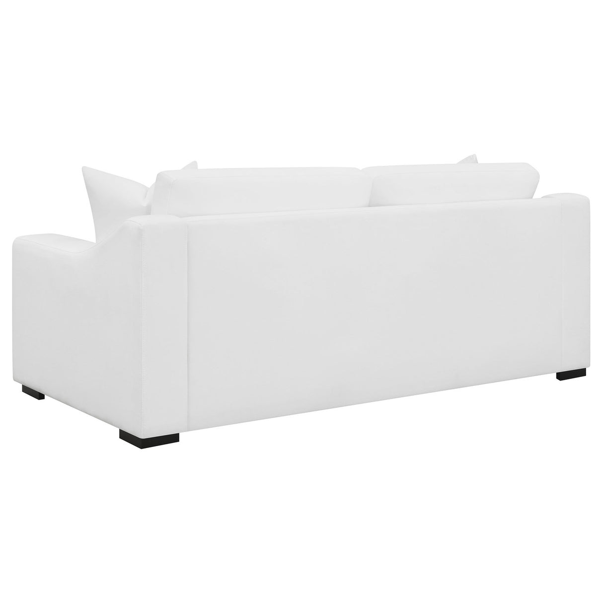 Ashlyn Upholstered Sloped Arms Sofa White