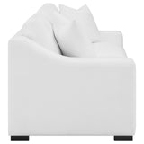 Ashlyn Upholstered Sloped Arms Sofa White