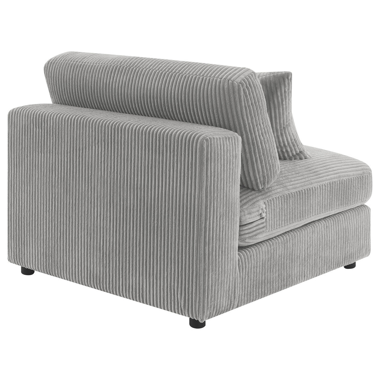 Blaine Upholstered Armless Chair Fog