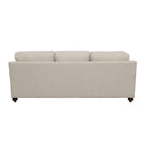 Glenn Recessed Arms Sofa Light Grey