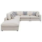 Serene 6-piece Upholstered Modular Sectional Beige