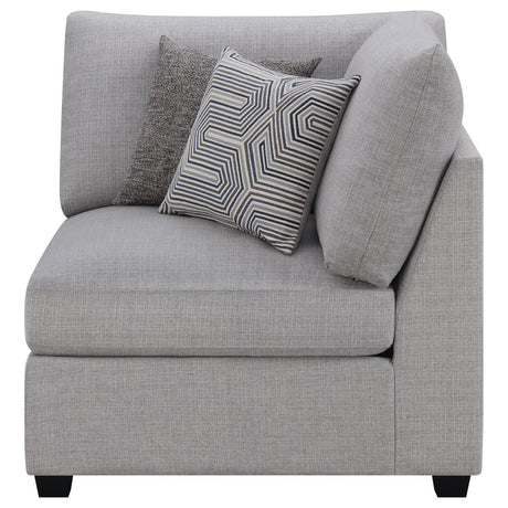 Cambria Upholstered Corner Chair Grey