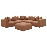 Jennifer Upholstered Corner Terracotta