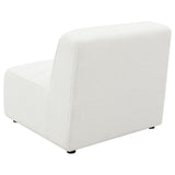 Sunny Upholstered  Armless Chair Natural