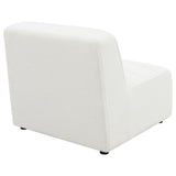 Sunny Upholstered  Armless Chair Natural