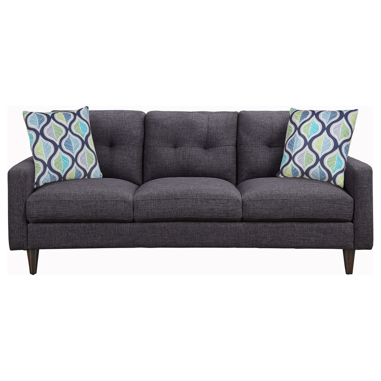 Watsonville Tufted Back Sofa Grey