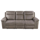 Wixom Cushion Back Power^2 Sofa Taupe