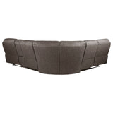 Variel Modular Sectional Armless Chair Brown