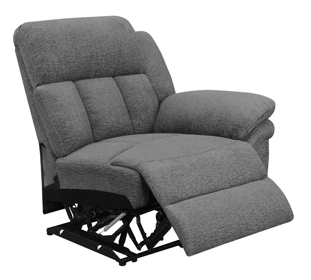 Bahrain Modular Sectional RAF Recliner Charcoal